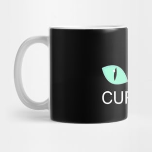 Be curious cat eyes Mug